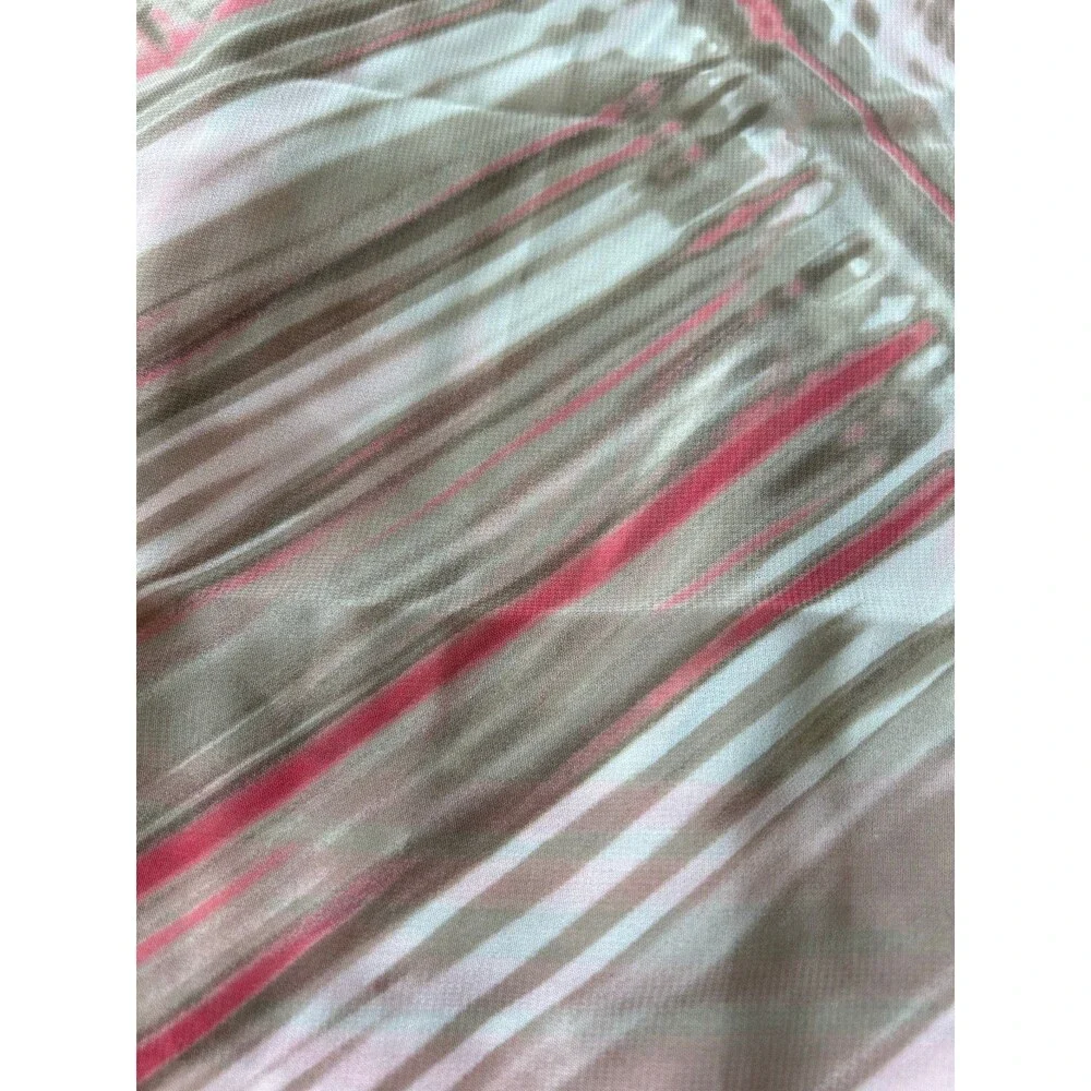 Chico's Vibrant Pink and Beige Scarf